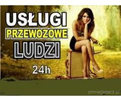 Przewóz osób lub rzeczy  Na Życzenie Klienta  Wyjazdy Cała Polska 24 H