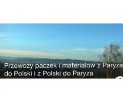 Transport towarow i przesylek z Polski do Paryza i na trasie