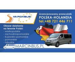 Codzienne wyjazdy z marcinbus Polska Holandia Polska